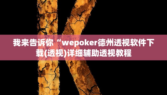 我来告诉你“胜奕填大坑开挂神器(透视)详细辅助透视教程