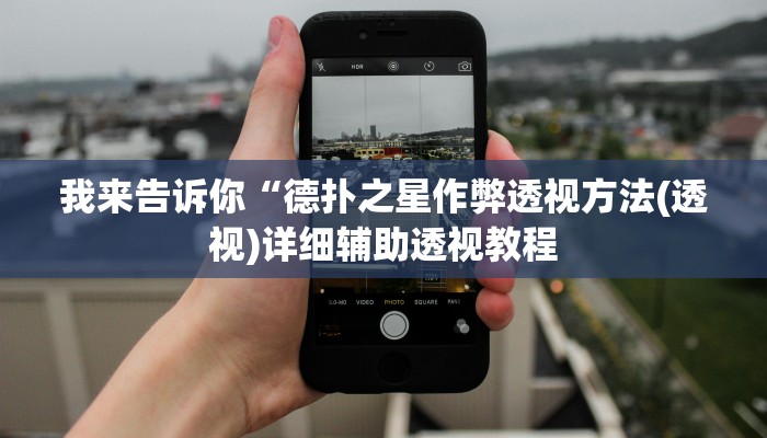 实测辅助”德扑之星开挂透视教程”(详细开挂教程)