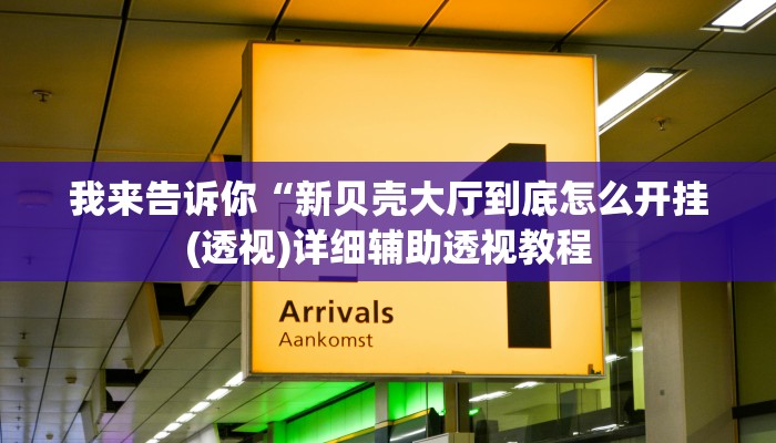 我来告诉你“WePoker辅助透视软件挂(透视)详细辅助透视教程