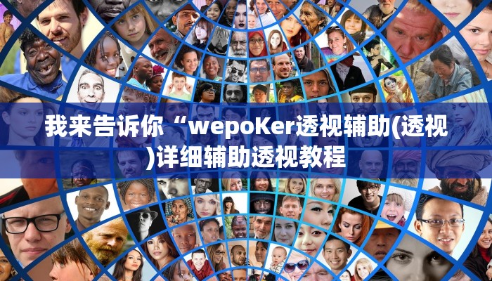 我来告诉你“wepoKer透视辅助(透视)详细辅助透视教程