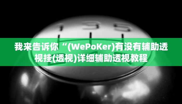 实测辅助”德扑之星透视挂作弊教程”(详细开挂教程)