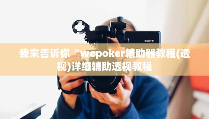 我来告诉你“wepoker辅助器教程(透视)详细辅助透视教程
