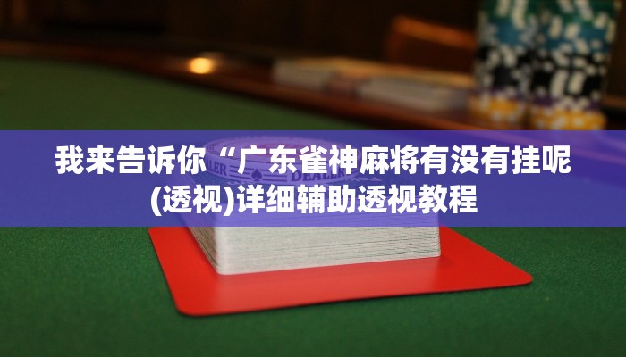我来告诉你“德扑之星插件安装方法(透视)详细辅助透视教程