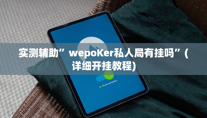 实测辅助”wepoKer私人局有挂吗”(详细开挂教程)