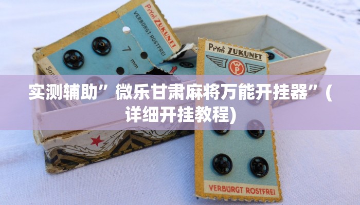 实测辅助”微乐甘肃麻将万能开挂器”(详细开挂教程)