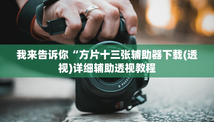 我来告诉你“顺欣茶楼辅助工具下载(透视)详细辅助透视教程