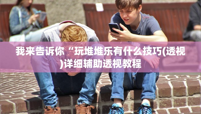 我来告诉你“玩堆堆乐有什么技巧(透视)详细辅助透视教程