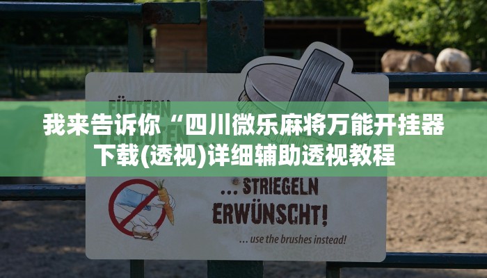 实测辅助”悠闲麻将川南能开挂吗”(详细开挂教程)