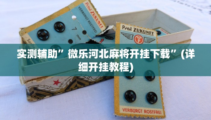实测辅助”微乐河北麻将开挂下载”(详细开挂教程)