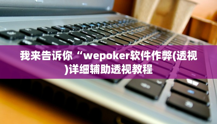 我来告诉你“wepoker软件作弊(透视)详细辅助透视教程