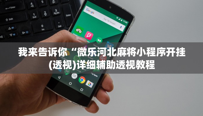 我来告诉你“微乐河北麻将小程序开挂(透视)详细辅助透视教程