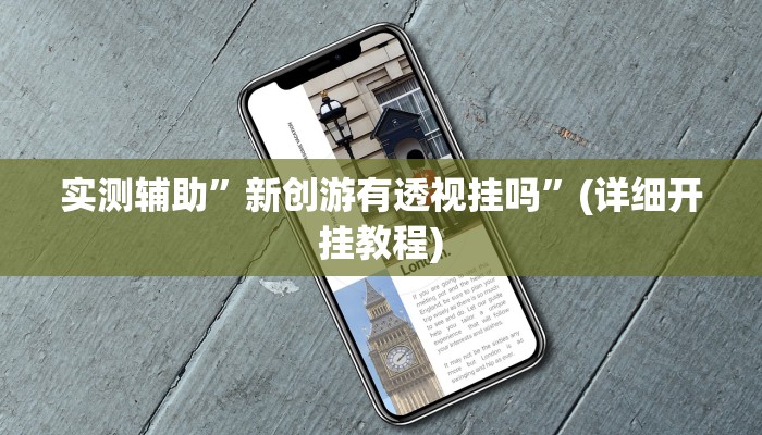 实测辅助”新创游有透视挂吗”(详细开挂教程)