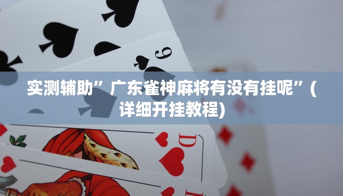 我来告诉你“鄱阳翻精真的能开挂(透视)详细辅助透视教程