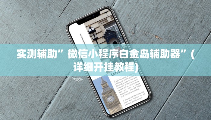 实测辅助”微信小程序白金岛辅助器”(详细开挂教程)